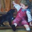 Dziewczynka z pieskiem Dziewczynka z pieskiem
