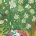 kwiaty w szklanym wazonie kwiaty w szklanym wazonie