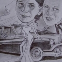 karykatura ślubna III karykatura ślubna III