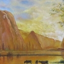 Zachód słońca nad Yosemite Zachód słońca nad Yosemite