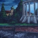 Łańcucki park w mroku Łańcucki park w mroku