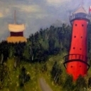 Latarnia morska w Rozewiu. Latarnia morska w Rozewiu.