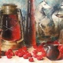 martwa natura z czereszna.