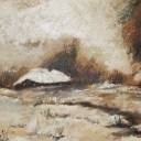 Pejzaż zimowa melancholia Pejzaż zimowa melancholia