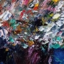 kwiaty na niebiskim kwiaty na niebiskim