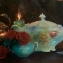 Martwa natura z wazą