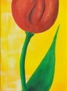 Popołudniowy Czerwony Tulip Popołudniowy Czerwony Tulip