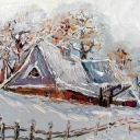 pejzaż zimowy II pejzaż zimowy II