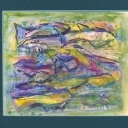 Podwodny świat akwarela Podwodny świat akwarela