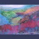 Jesień w górach akwarela Jesień w górach akwarela