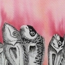 Akwarela Targ rybny Akwarela Targ rybny