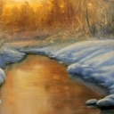 Zimowy Zachód Słońca