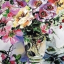 Dzikie róże - akwarela Dzikie róże - akwarela