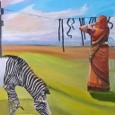 Zebra w praniu Zebra w praniu