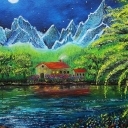 Nocą nad jeziorem Nocą nad jeziorem