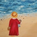 E.Żukowska DZIEWCZYNKA Z LALKĄ obraz 60X40 E.Żukowska DZIEWCZYNKA Z LALKĄ obraz 60X40