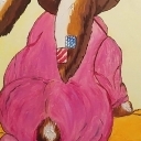 E.Żukowska MAŁY PRZYJACIEL obraz 60X40 E.Żukowska MAŁY PRZYJACIEL obraz 60X40