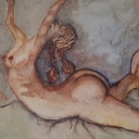 kobieta z warkoczem kobieta z warkoczem