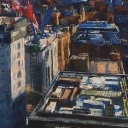 Czerwone żurawie nad Glasgow Czerwone żurawie nad Glasgow