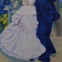 Moja wersja obrazu Dancing at Bougival Moja wersja obrazu Dancing at Bougival