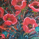 Niebieski wazon Niebieski wazon