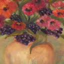 Jesienny bukiet z cyniami. Jesienny bukiet z cyniami.