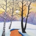 Pejzaź zimowy Pejzaź zimowy