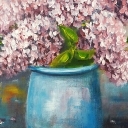 Bzy w pudrowy różu