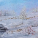 Zimowa aura w zagrodzie 