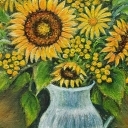 Słoneczniki i brzoskwinie Słoneczniki i brzoskwinie