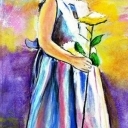 Dziewczynka z kwiatkiem Dziewczynka z kwiatkiem