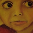 Wystraszony mały chłopiec Wystraszony mały chłopiec