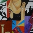 Jazz man - abstrakcja Jazz man - abstrakcja