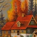 MŁYN W JESIENNYCH BARWACH MŁYN W JESIENNYCH BARWACH