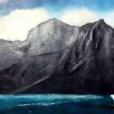 Jezioro w górach. Jezioro w górach.