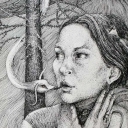 Autoportret z bieluniem