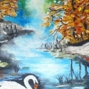 Jesień nad rzeką Jesień nad rzeką