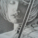 Grająca na skrzypcach Grająca na skrzypcach