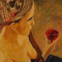 Kobieta z kieliszkiem wina Kobieta z kieliszkiem wina