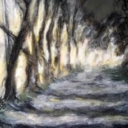 Aleje Józefa Piłsudskiego nocą Aleje Józefa Piłsudskiego nocą