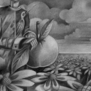 { Czlowiek z jablkiem } Piotr Droje